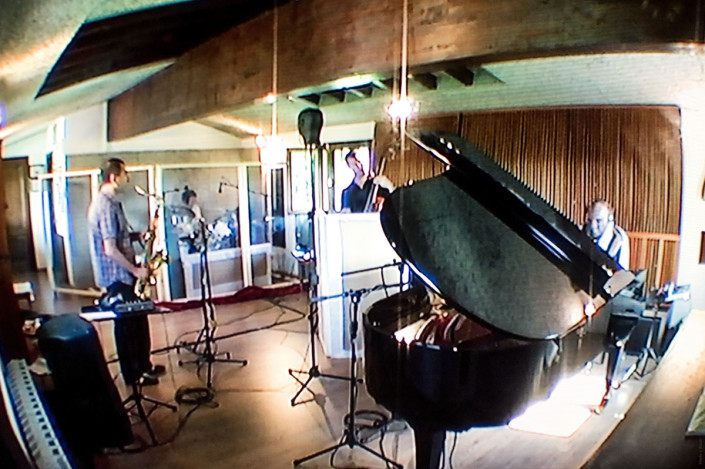 Valerio Pontrandolfo, Joe Farnsworth, John Webber and Harold Mabern (photo by Gaetano Chiodini)