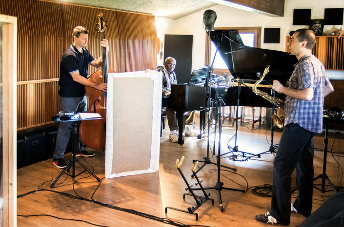 John Webber, Harold Mabern and Valerio Pontrandolfo (photo by Gaetano Chiodini)