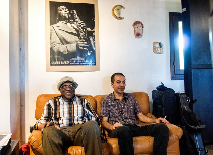 Harold Mabern and Valerio Pontrandolfo (photo by Gaetano Chiodini)