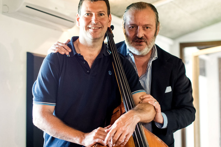 John Webber and Claudio Piazzi "the Count" (photo by Gaetano Chiodini)