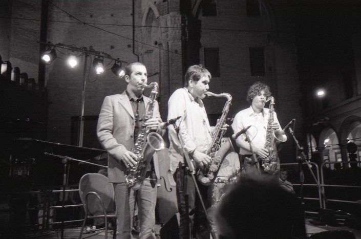 Valerio Pontrandolfo, Steve Grossman and Piero Odorici - La Strada Del Jazz, Bologna (Italy) September 17, 2011